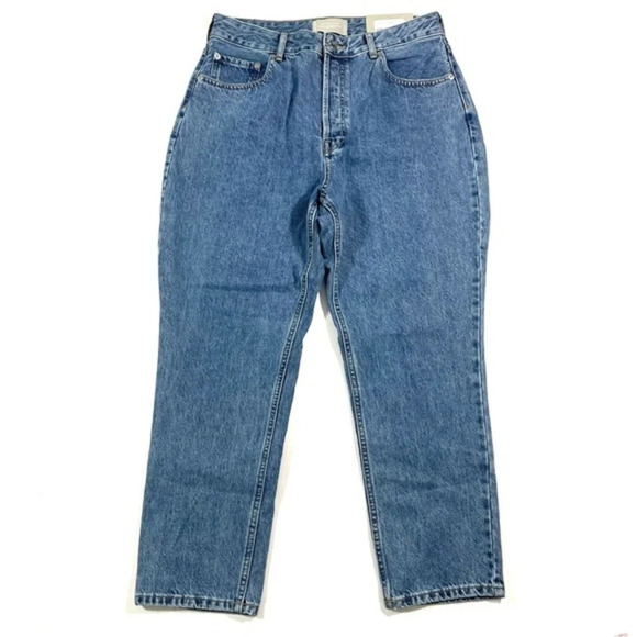 New Everlane The Curvy 90s Cheeky Straight Jeans High Rise Crop 31 - Picture 2 of 10